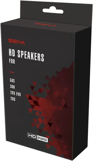 Sena - SC-A0325 High Definition Speakers, Improved Bass and Clarity | Fits 20S EVO and 30K | Upgraded (Black, One Size)