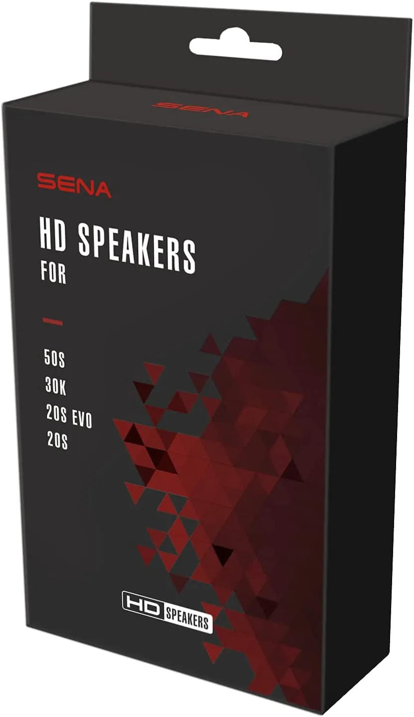 Sena - SC-A0325 High Definition Speakers, Improved Bass and Clarity | Fits 20S EVO and 30K | Upgraded (Black, One Size)