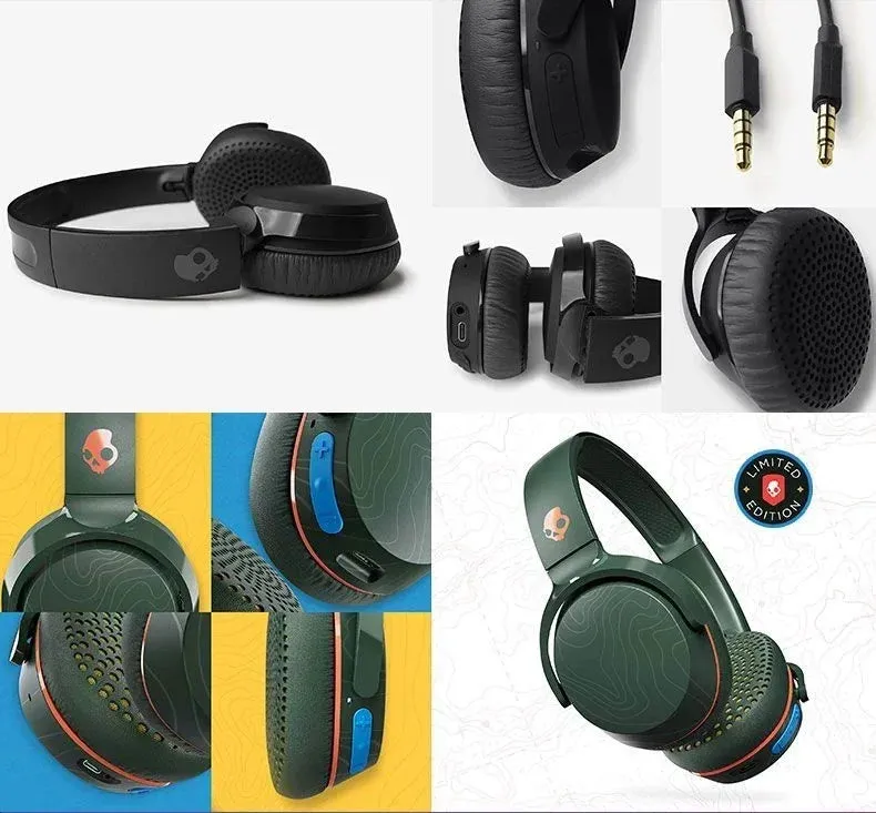 Skullcandy Riff 2 – Wireless Bluetooth Headphones for Gaming, Music, Travel. Perfect Gift