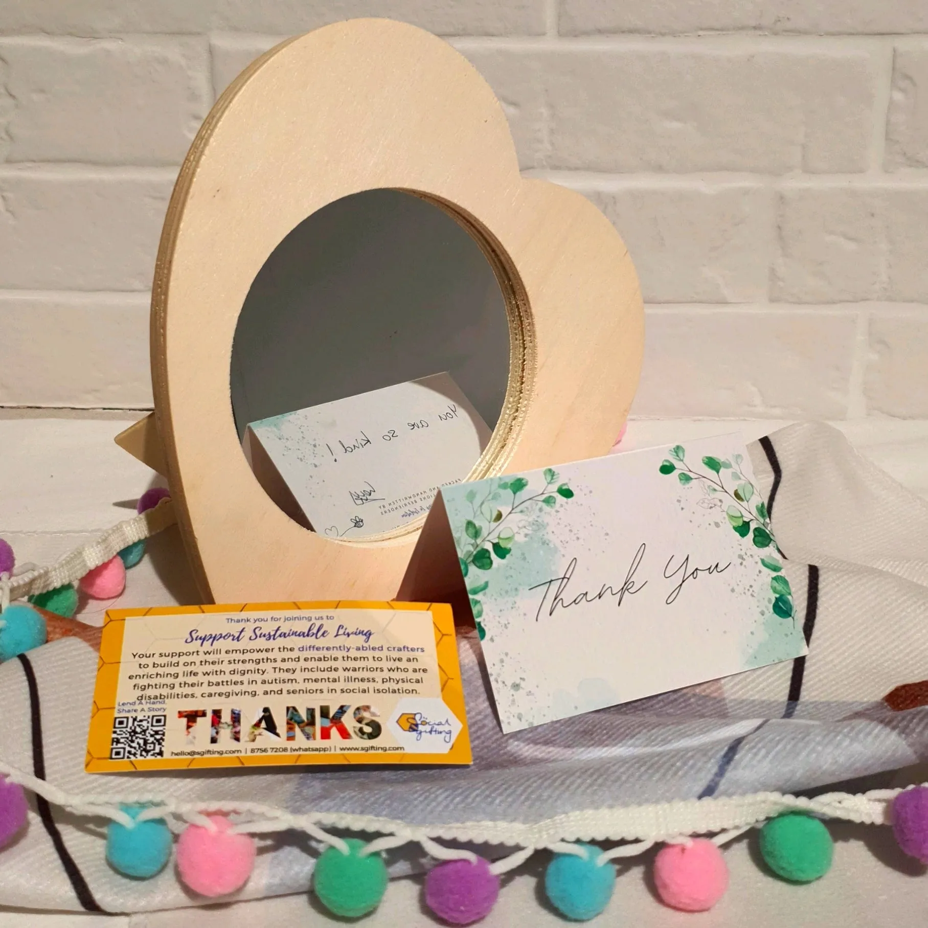 Thank You Card with Handwritten Message