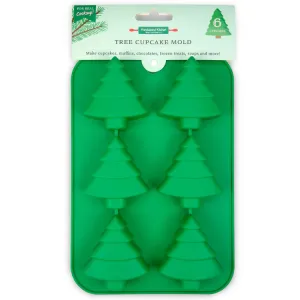 Winter Wonderland Holiday Tree Cupcake Mold