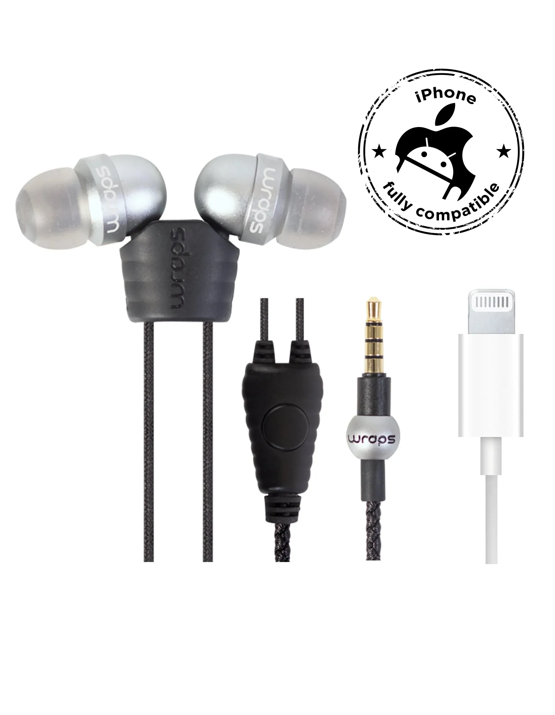 WRAPS Core In-ear Headphones with Microphone